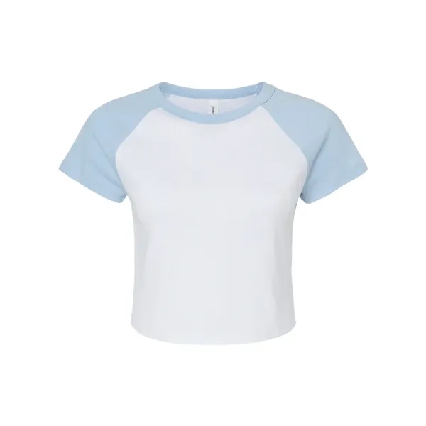 BELLA + CANVAS Women's Micro Rib Raglan Baby Tee... from ASI 84358 S&S Activewear