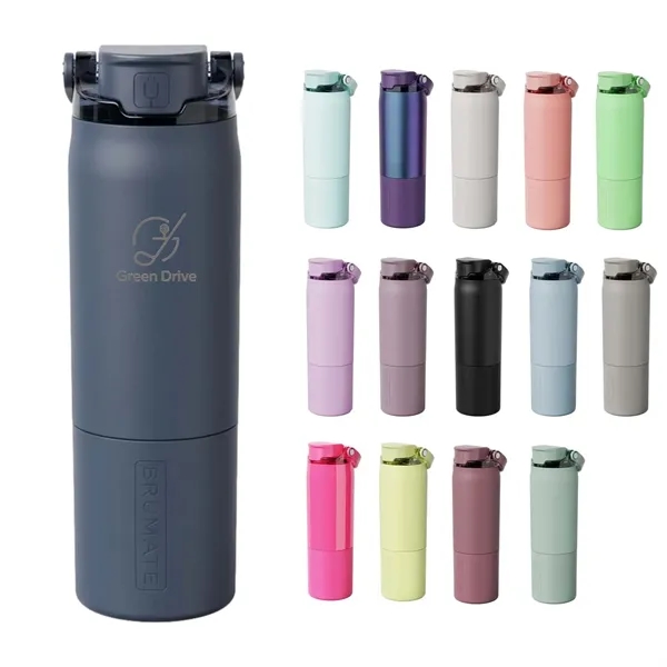 25 oz insulated tumbler with MagFlip lid, metal straw and silicone... from ASI 72657 Active Life Promo / Apres Ski Active Life