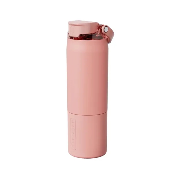 25 oz insulated tumbler with MagFlip lid, metal straw and silicone... from ASI 72657 Active Life Promo / Apres Ski Active Life