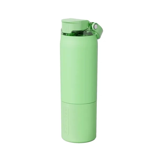 25 oz insulated tumbler with MagFlip lid, metal straw and silicone... from ASI 72657 Active Life Promo / Apres Ski Active Life