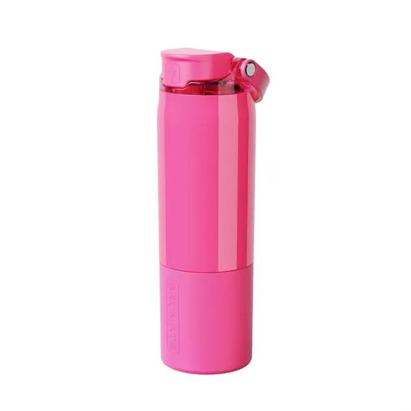 25 oz insulated tumbler with MagFlip lid, metal straw and silicone... from ASI 72657 Active Life Promo / Apres Ski Active Life