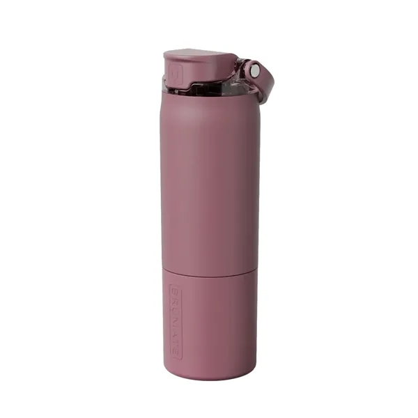 25 oz insulated tumbler with MagFlip lid, metal straw and silicone... from ASI 72657 Active Life Promo / Apres Ski Active Life