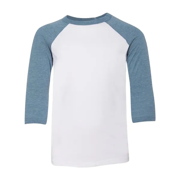 Youth Three-Quarter Sleeve Baseball Tee... from ASI 84358 S&S Activewear