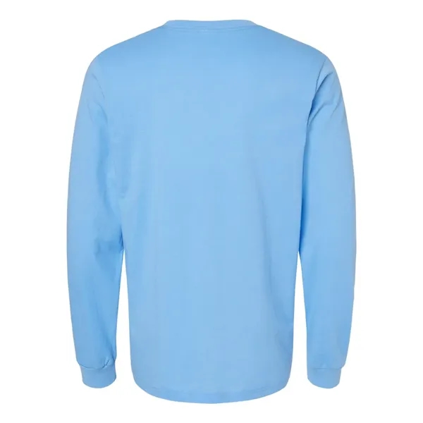 Adult long sleeve crewneck t-shirt with 2" rib cuffs. Blank product.... from ASI 84358 S&S Activewear