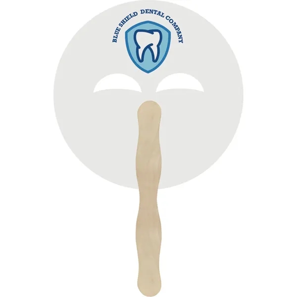 Emoji hand fan with different 10 faces/expressions available. Customizable... from ASI 54100 Fields Manufacturing Inc / TargetLine®