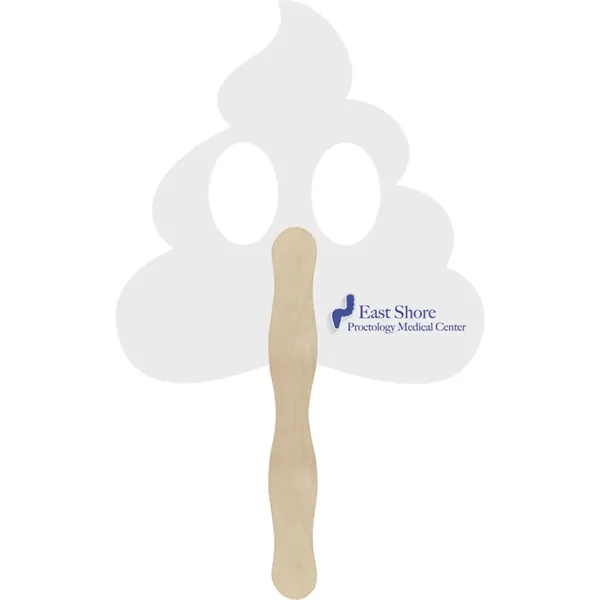 Emoji hand fan with different 10 faces/expressions available. Customizable... from ASI 54100 Fields Manufacturing Inc / TargetLine®