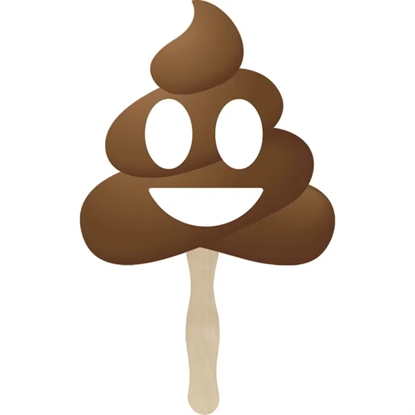 Emoji hand fan with different 10 faces/expressions available. Customizable... from ASI 54100 Fields Manufacturing Inc / TargetLine®