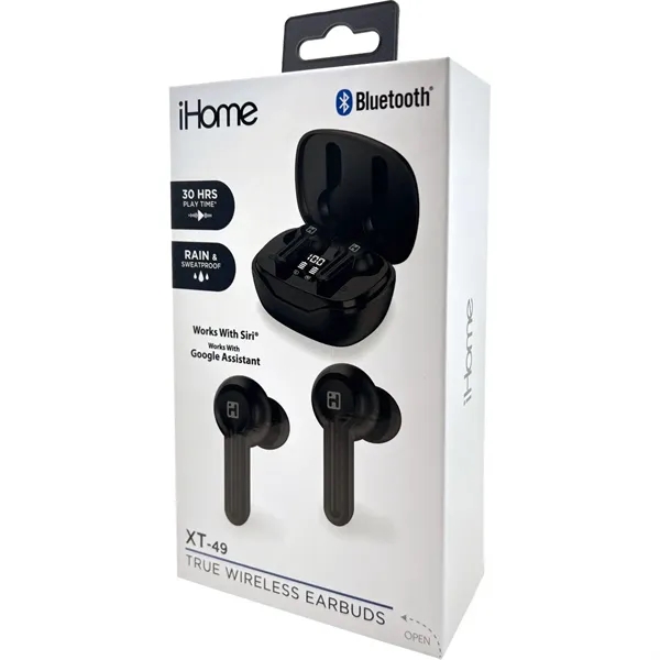 iHome® XT-49 True Wireless Earbuds & Charger Case... from ASI 89320 Starline USA Inc