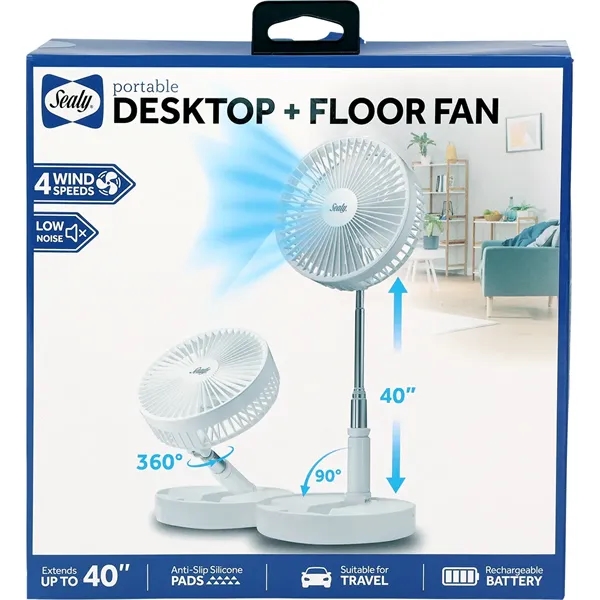 Sealy® Adjustable Desktop/Floor Fan... from ASI 89320 Starline USA Inc