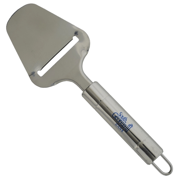 9" cheese slicer that's made of stainless steel with a convenient... from ASI 38120 Ball Pro / Diversified Quality Kitchenware