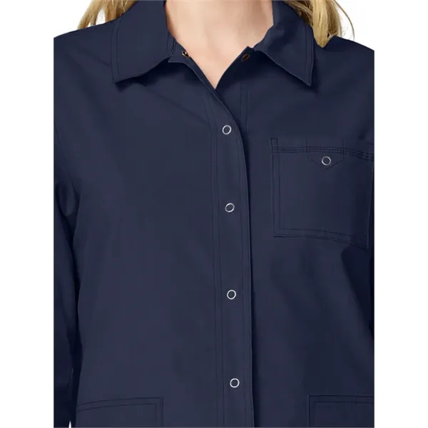 Dickies Medical - Forge - Women's 3-Pocket Snap Front Jacket... from ASI 86018 Scrub Authority