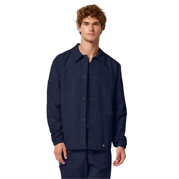 Dickies Medical - Forge - Men's 3-Pocket Snap Front Jacket... from ASI 86018 Scrub Authority