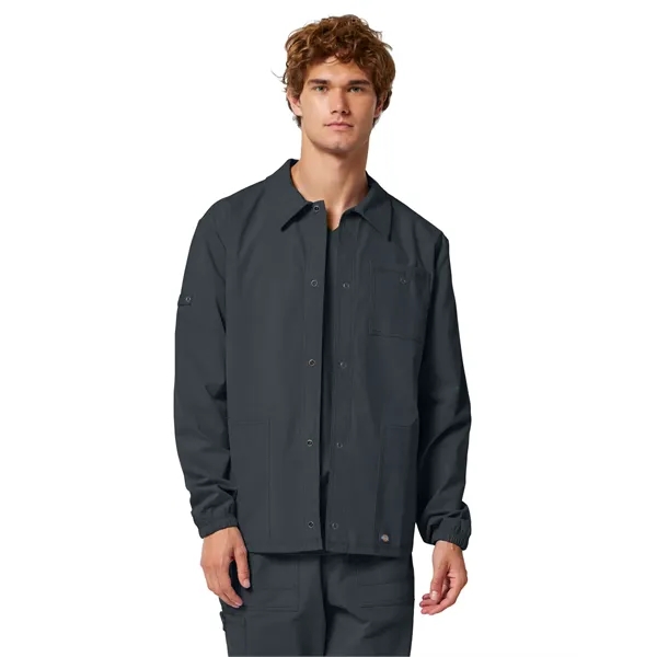 Dickies Medical - Forge - Men's 3-Pocket Snap Front Jacket... from ASI 86018 Scrub Authority