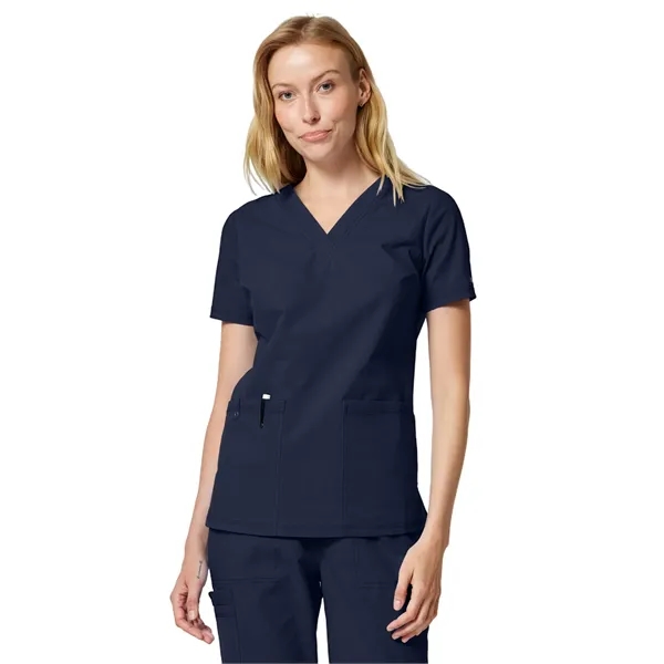 Dickies Medical - Forge - Women's 2-Pocket V-Neck Scrub Top... from ASI 86018 Scrub Authority