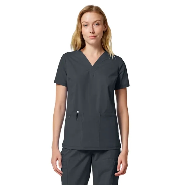 Dickies Medical - Forge - Women's 2-Pocket V-Neck Scrub Top... from ASI 86018 Scrub Authority
