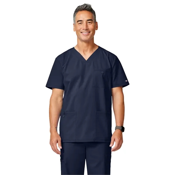Dickies Medical - Forge - Men's 3-Pocket V-Neck Scrub Top... from ASI 86018 Scrub Authority