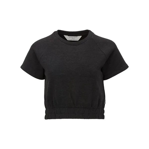 Boxercraft Women's French Terry Short Sleeve Cropped Crew...... from ASI 84358 S&S Activewear