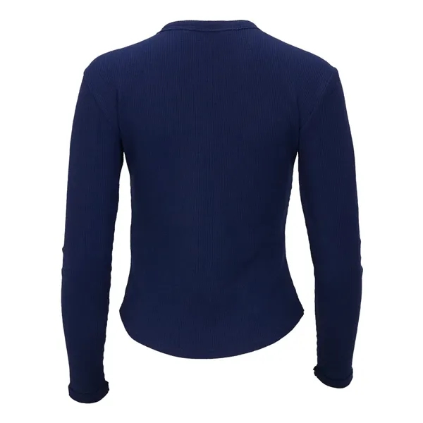 Boxercraft Women's Waffle Knit Baby Long Sleeve T-Shirt... from ASI 84358 S&S Activewear