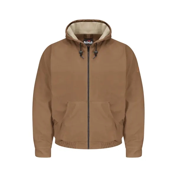 Bulwark Brown Duck Hooded Jacket - EXCEL FR® ComforTouch®...... from ASI 84358 S&S Activewear