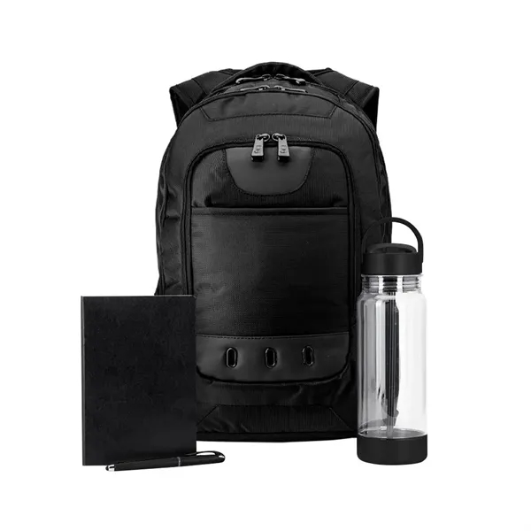 Gift set with a 100 lined page notebook, metallic pen, 40... from ASI 88060 Snugz/USA Inc