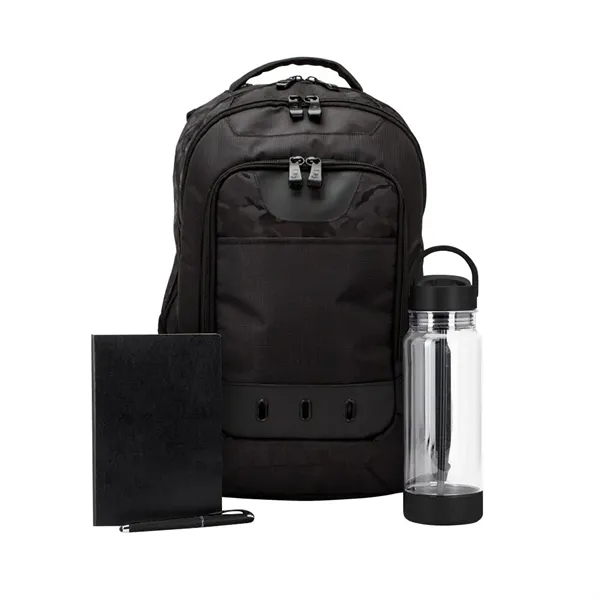 Gift set with a 100 lined page notebook, metallic pen, 40... from ASI 88060 Snugz/USA Inc