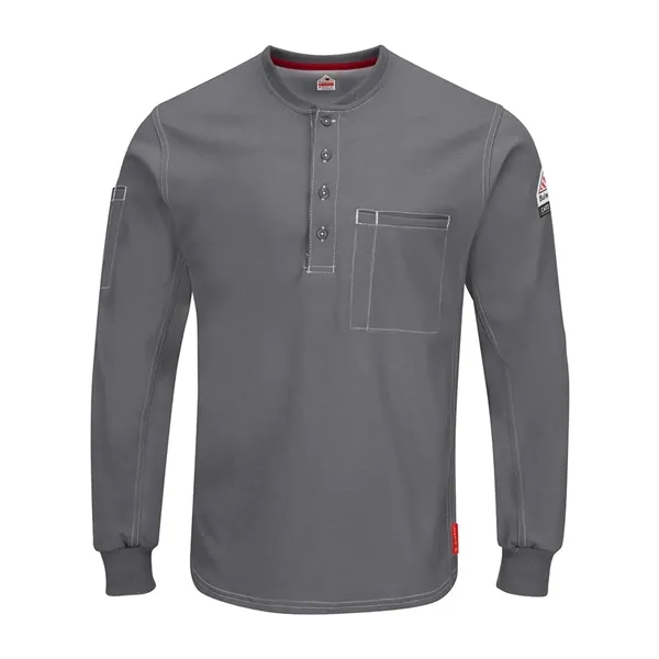 iQ Series® Plus Long Sleeve Henley - Long Sizes... from ASI 84358 S&S Activewear