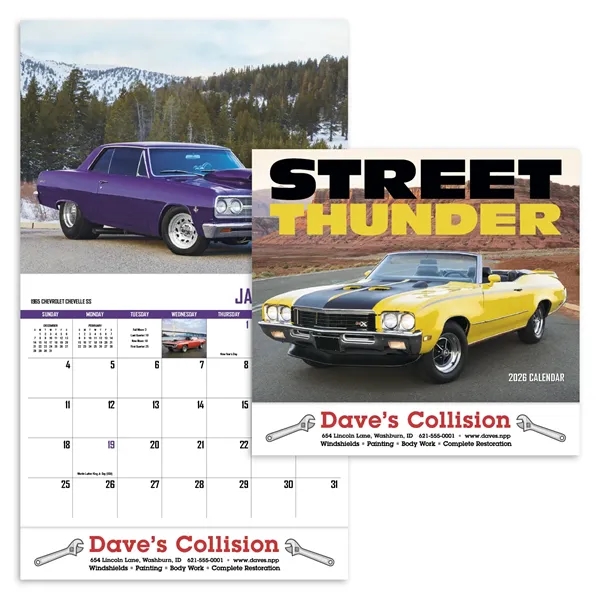 Street Thunder Appointment Calendar - Stapled... from ASI 40480 Koozie Group / HotLine®