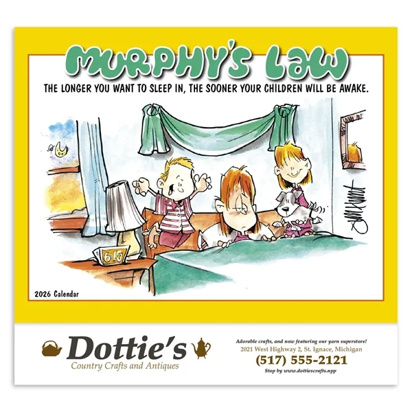 Murphy's Law Appointment Calendar - Stapled... from ASI 40480 Koozie Group / HotLine®