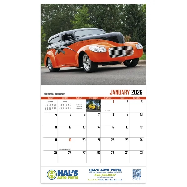 Street Rod Fever Appointment Calendar - Stapled... from ASI 40480 Koozie Group / HotLine®