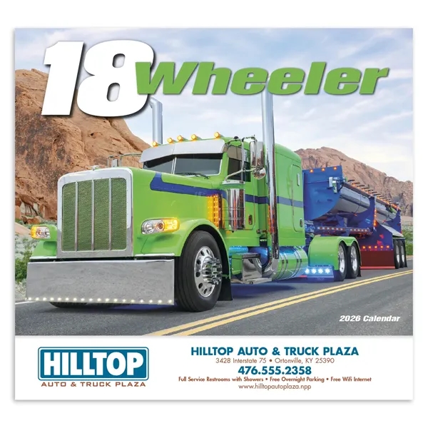 18-Wheeler Wall Appointment Calendar - Stapled... from ASI 40480 Koozie Group / HotLine®