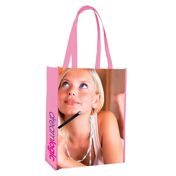 Laminated Non-Woven Portrait Tote... from ASI 40480 Koozie Group / Norwood