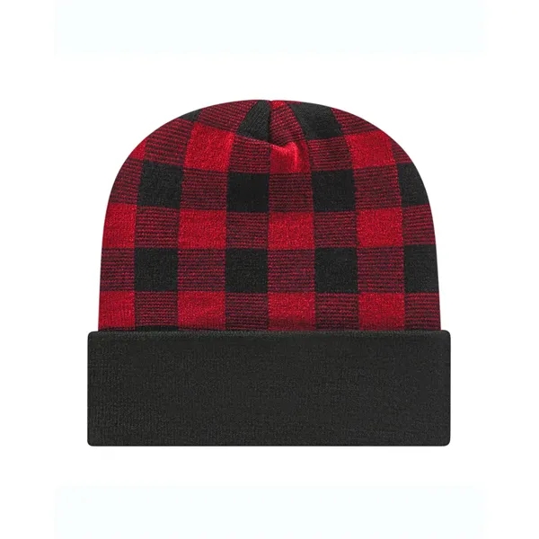 CAP AMERICA Plaid Knit with Cuff... from ASI 84358 S&S Activewear