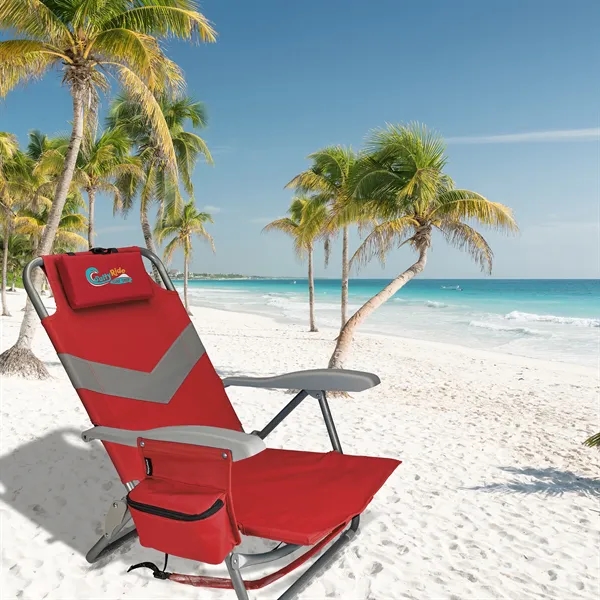 Koozie® Clearwater Beach Backpack Chair... from ASI 40480 Koozie Group