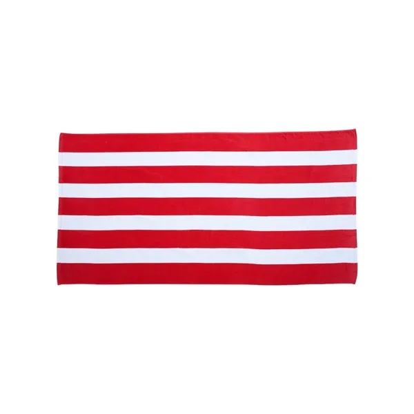 Striped 100% cotton velour towel... from ASI 84358 S&S Activewear