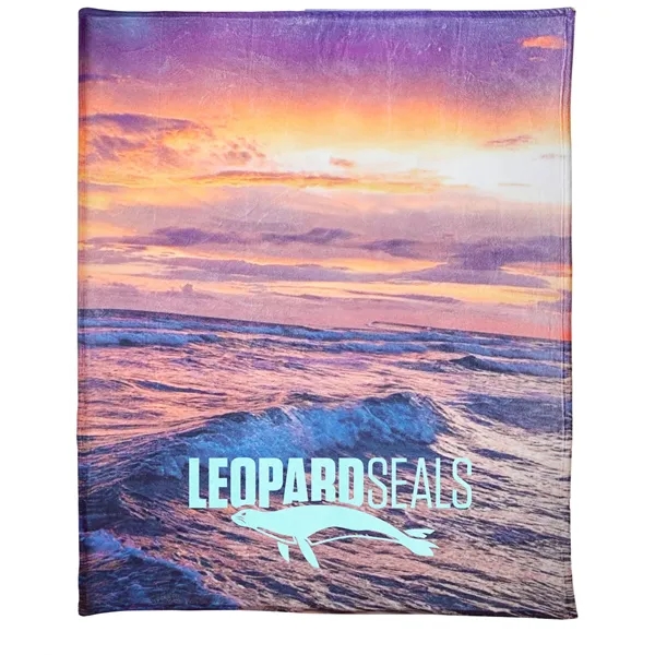 Large Sublimated Fleece Blanket... from ASI 40480 Koozie Group