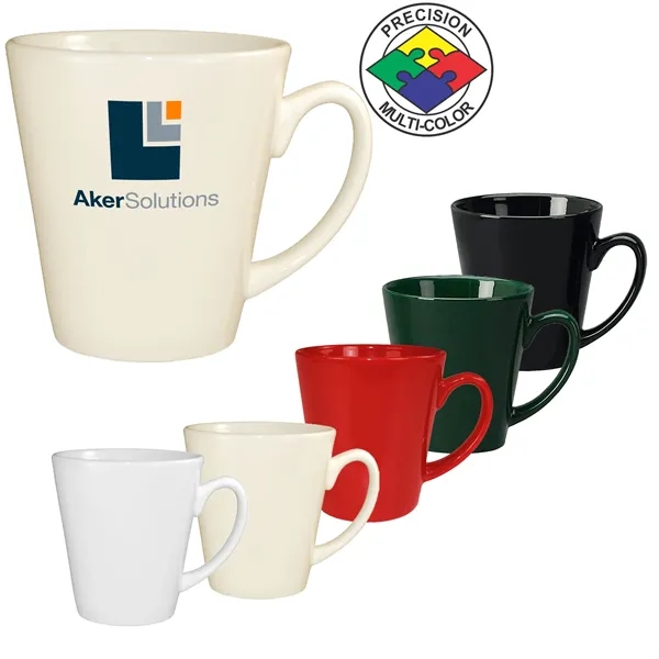 12oz vitrified cafe latte mug with c-shaped handle. Available in: red,... from ASI 80093 Pyrographics / Pyrographics Line