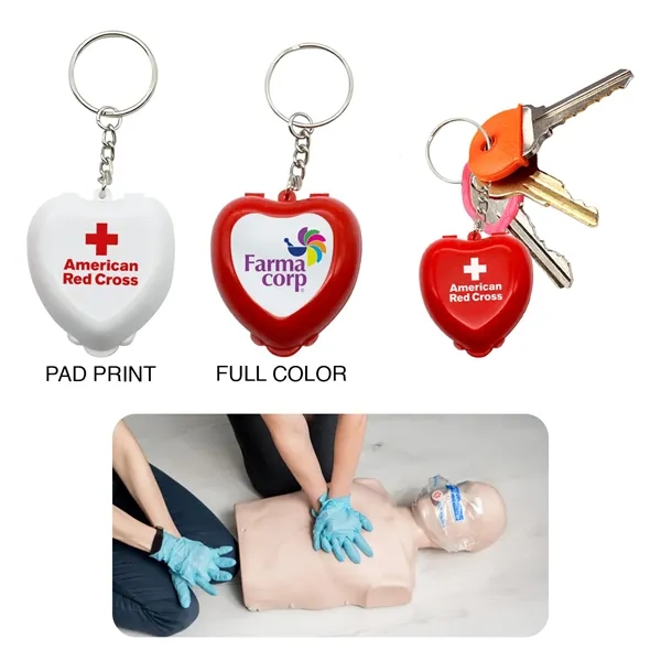 CPR Mask Key Chain.... from ASI 52710 Lincoln Line