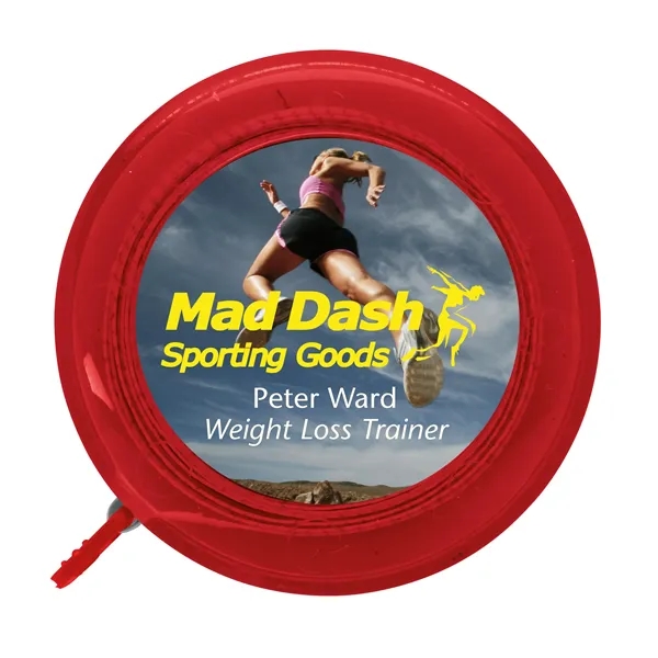5' Mini Round Tape Measure... from ASI 40480 Koozie Group / Norwood