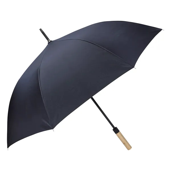 Shed Rain™ 50" RPET Bamboo-Handled Auto-Open Stick Umbrella... from ASI 40480 Koozie Group