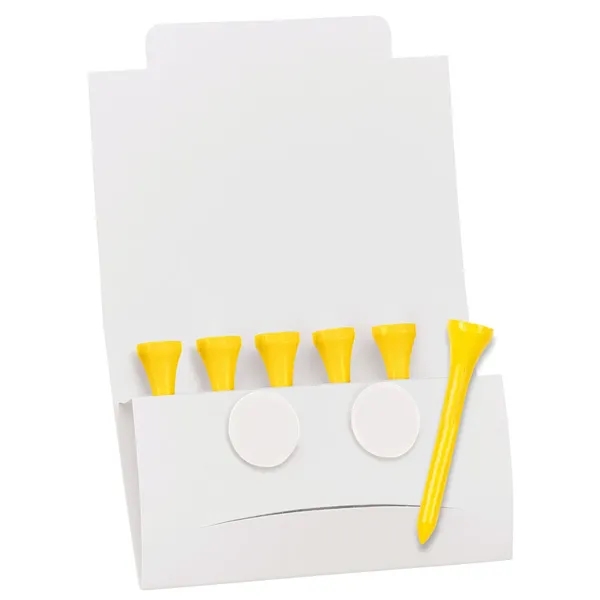 6-2 Golf Tee Packet - 2-3/4" Tee... from ASI 40480 Koozie Group / Norwood