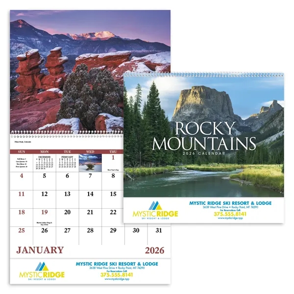 Rocky Mountains - Spiral... from ASI 40480 Koozie Group / Norwood Triumph Calendar