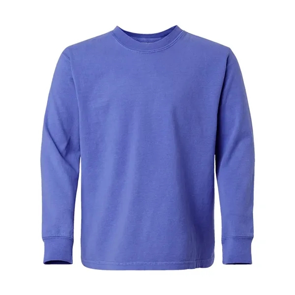 ComfortWash by Hanes Garment Dyed Youth Long Sleeve T-Shirt... from ASI 84358 S&S Activewear