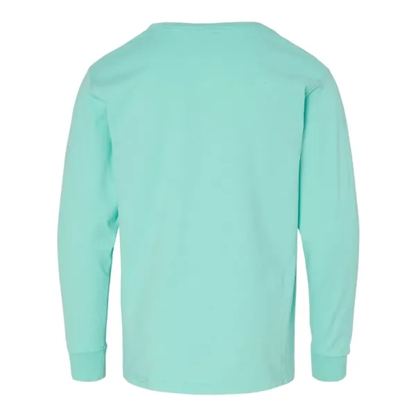 ComfortWash by Hanes Garment Dyed Youth Long Sleeve T-Shirt... from ASI 84358 S&S Activewear