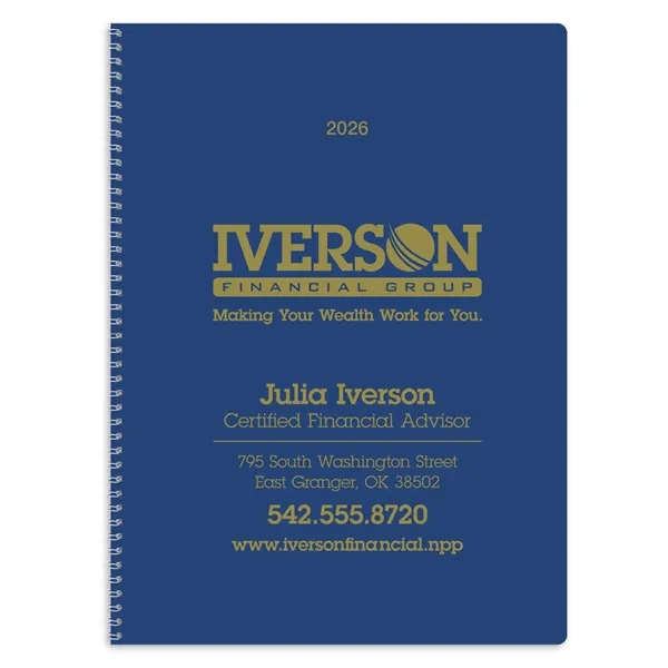 Monthly & Weekly Planner... from ASI 40480 Koozie Group / Norwood Triumph Calendar