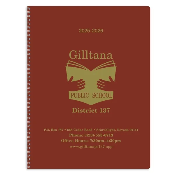 Academic Monthly Planner... from ASI 40480 Koozie Group / Norwood Triumph Calendar