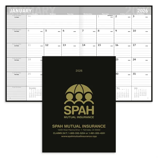 Classic Monthly Planner... from ASI 40480 Koozie Group / Norwood Triumph Calendar