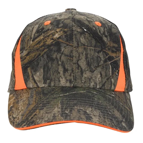 Camo Cap With Blaze Inserts... from ASI 40480 Koozie Group