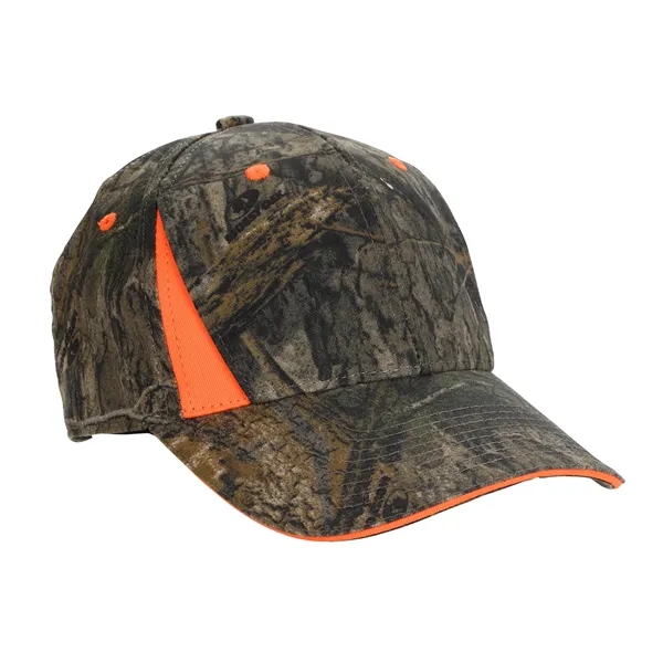 Camo Cap With Blaze Inserts... from ASI 40480 Koozie Group