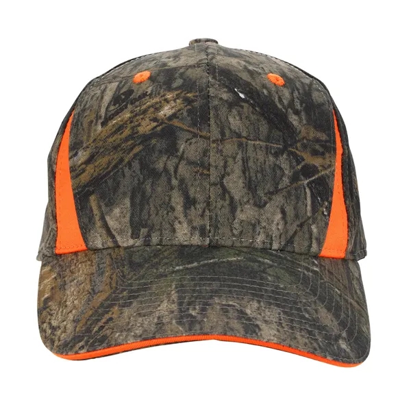 Camo Cap With Blaze Inserts... from ASI 40480 Koozie Group