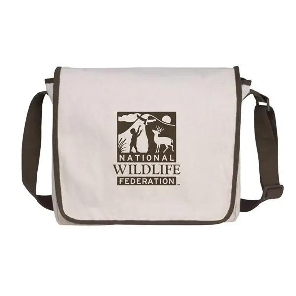 V Natural Cotton Messenger... from ASI 40480 Koozie Group